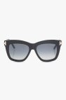 rectangular-frame sunglasses Grau